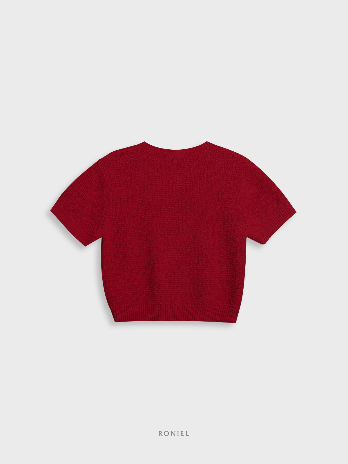 반팔 티셔츠 로즈 색상 이미지-S1L4